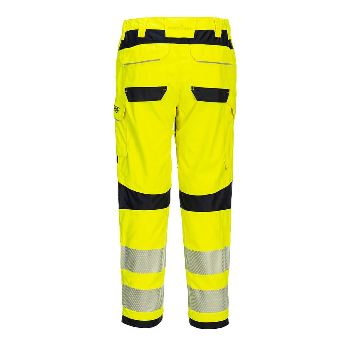 Portwest PW3 FR Broek FR409 dames stretch Hi-Vis vlamwerend antisttatisch geel-zwart(YB)