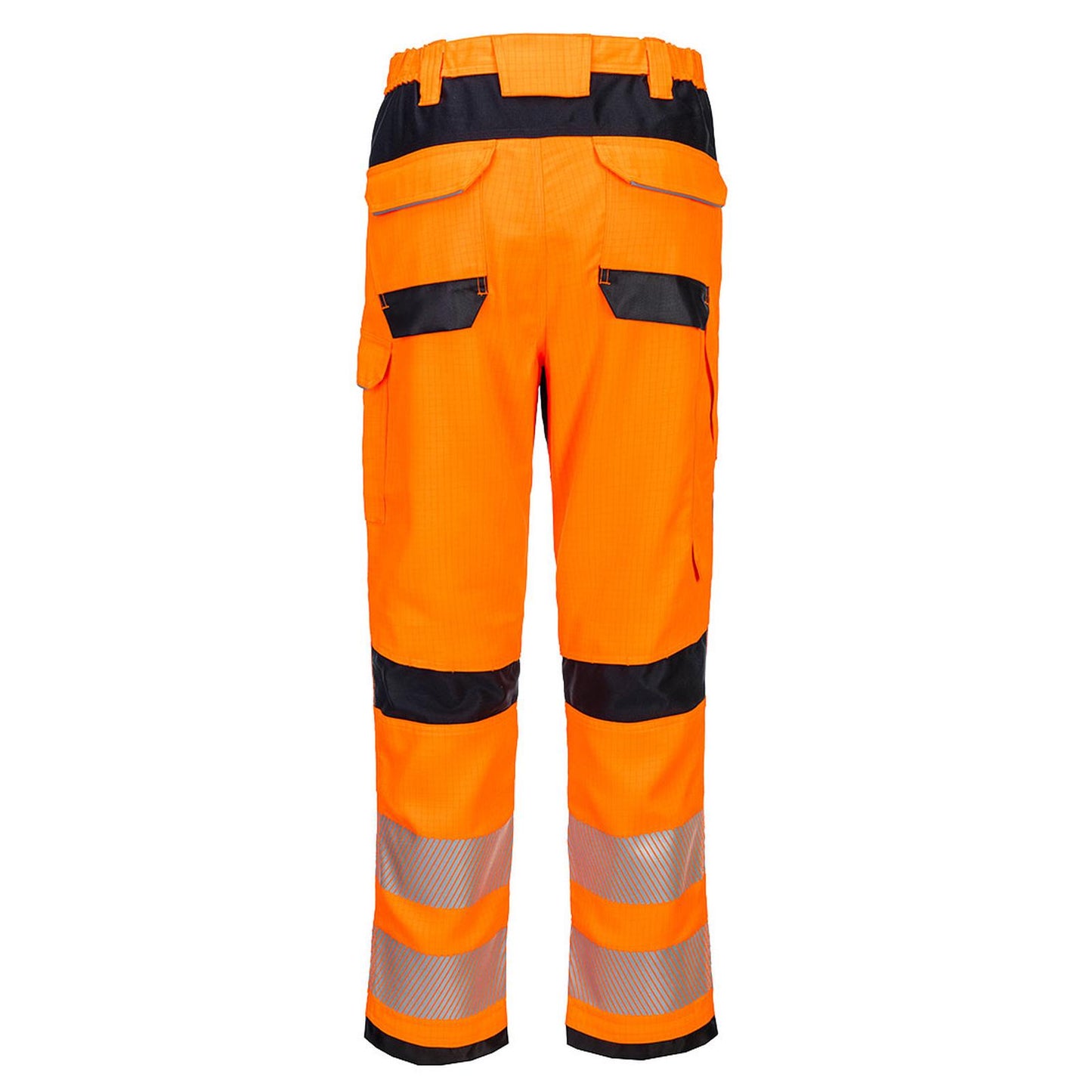 Portwest PW3 Vlamvertragend Multi-norm Werkbroek FR414 Vlamvertragende Modaflame Hi-Vis oranje-marineblauw(ON)
