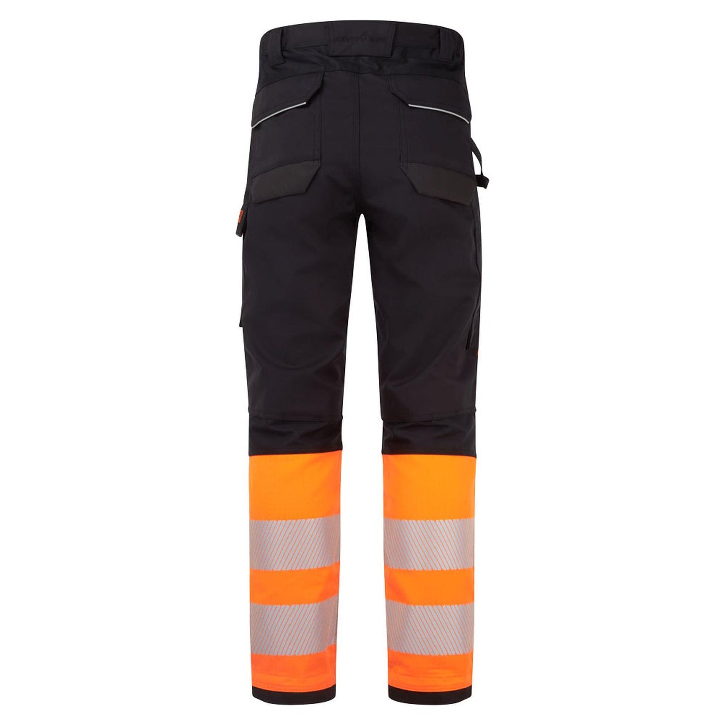 Portwest PW3 Vlamvertragend Multi-norm Werkbroek FR451 Modaflame Hi-Vis klasse 1 FR oranje-zwart(OB)