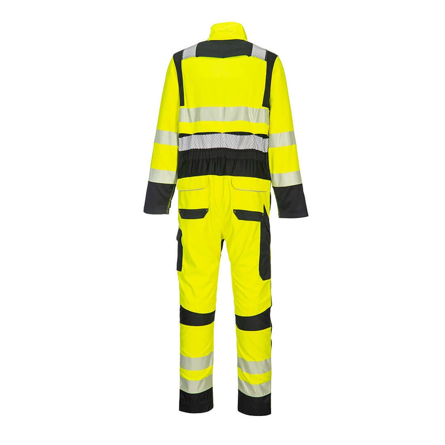 Portwest PW3 FR Coverall FR507 Hi-Vis vlamvertragend antistatisch reflectie 280gm geel-zwart(YB)
