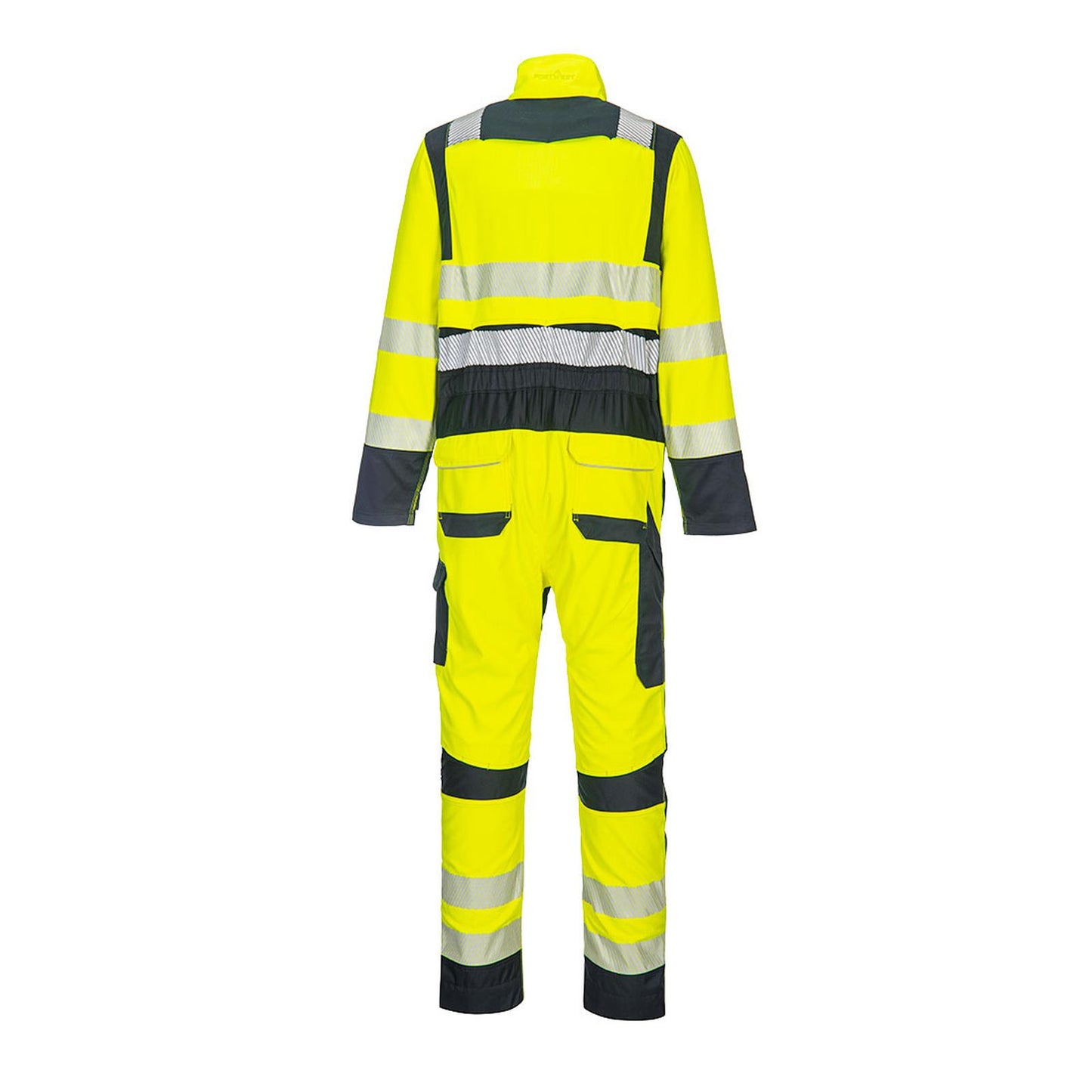 Portwest PW3 Vlamvertragend Multi-norm Overall FR507 Modaflame Vlamvertr geel-marineblauw(YN)