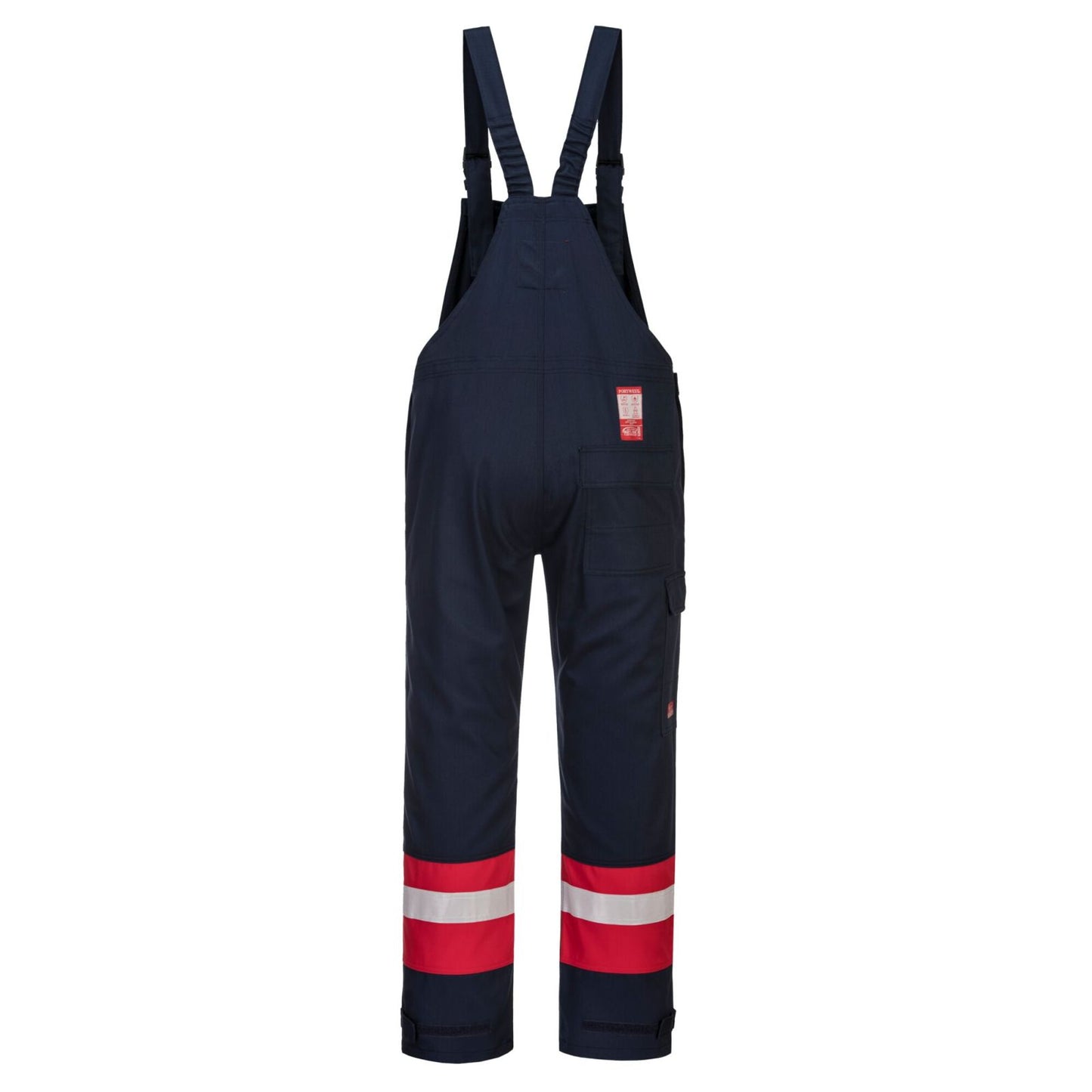 Portwest Bizflame Plus Am. Overalls FR57 Vlamvertragend- antistatisch marineblauw-rood(NA)