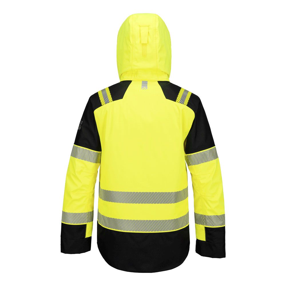 Portwest PW3 FR Winterjas FR606 vlamvertragend Modaflame Hi-Vis geel-zwart(YB)