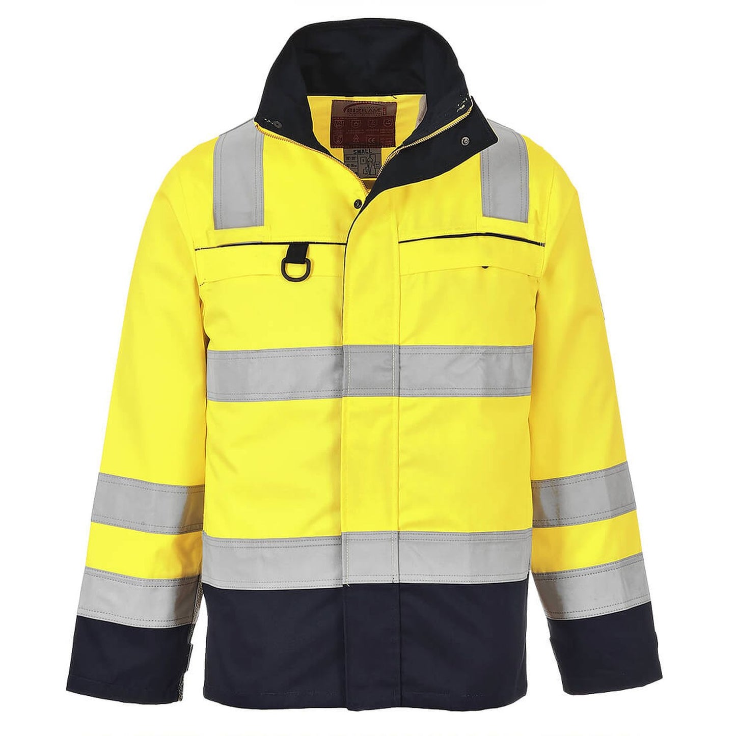 Portwest Bizflame Jassen FR61 Multinorm HiVis geel-marineblauw(YN)