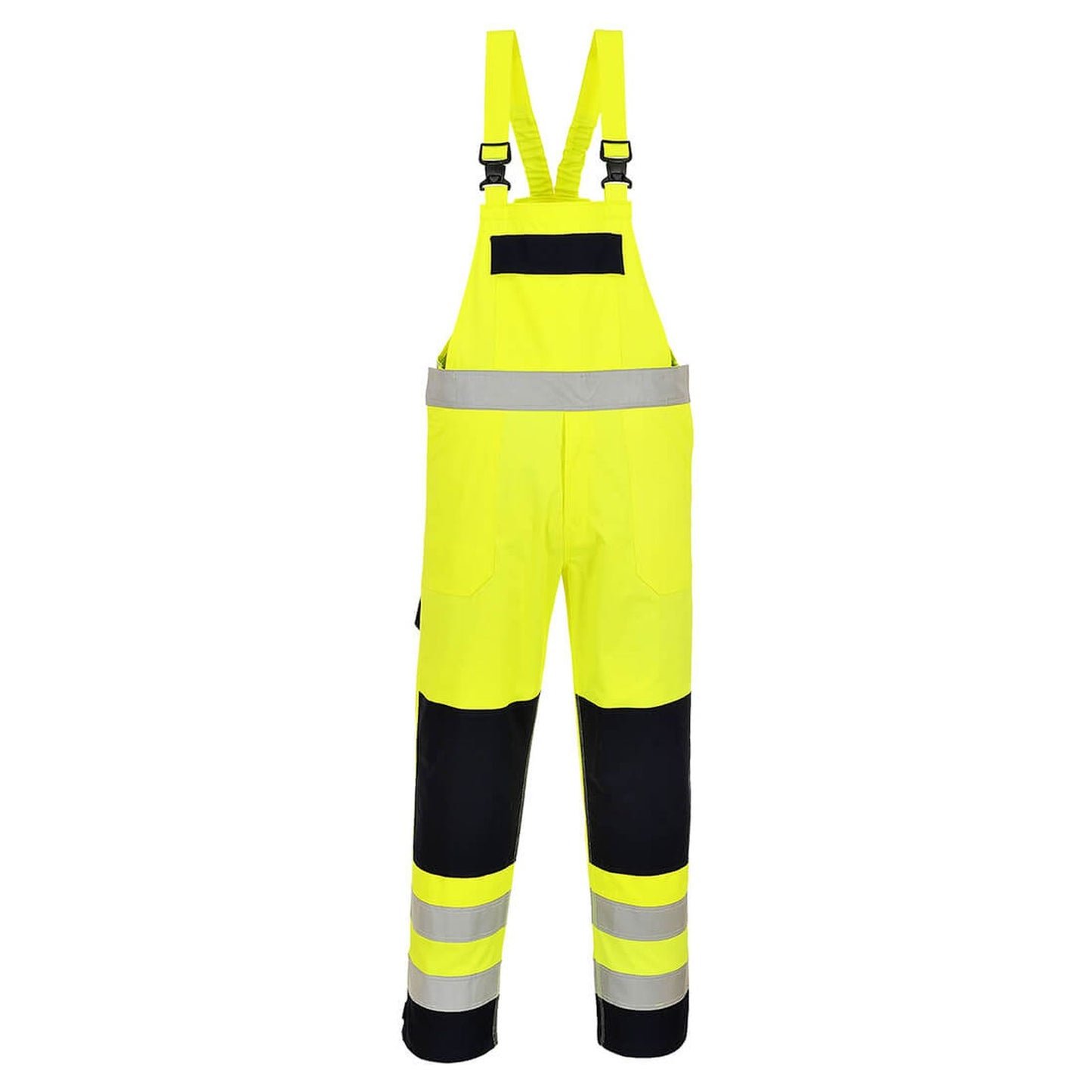 Portwest Bizflame Am. Overalls FR63 Multinorm HiVis geel-marineblauw(YN)