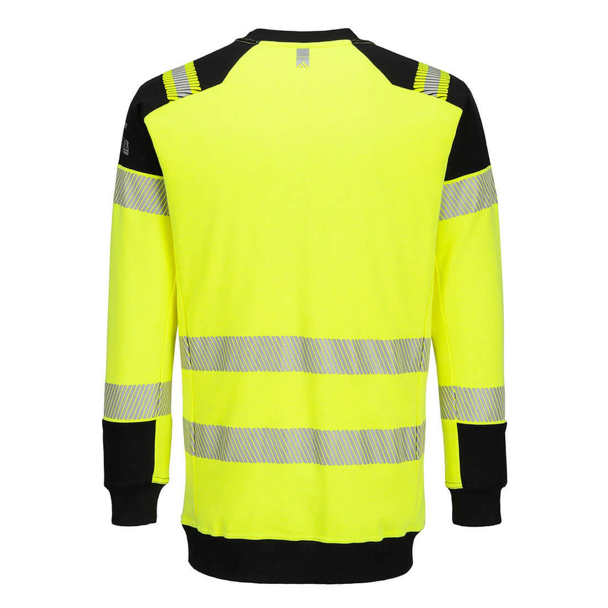 Portwest PW3 Vlamvertragend Multi-norm Sweatshirt FR707 Modaflame gebreid Hi-Vis FR geel-zwart(YB)