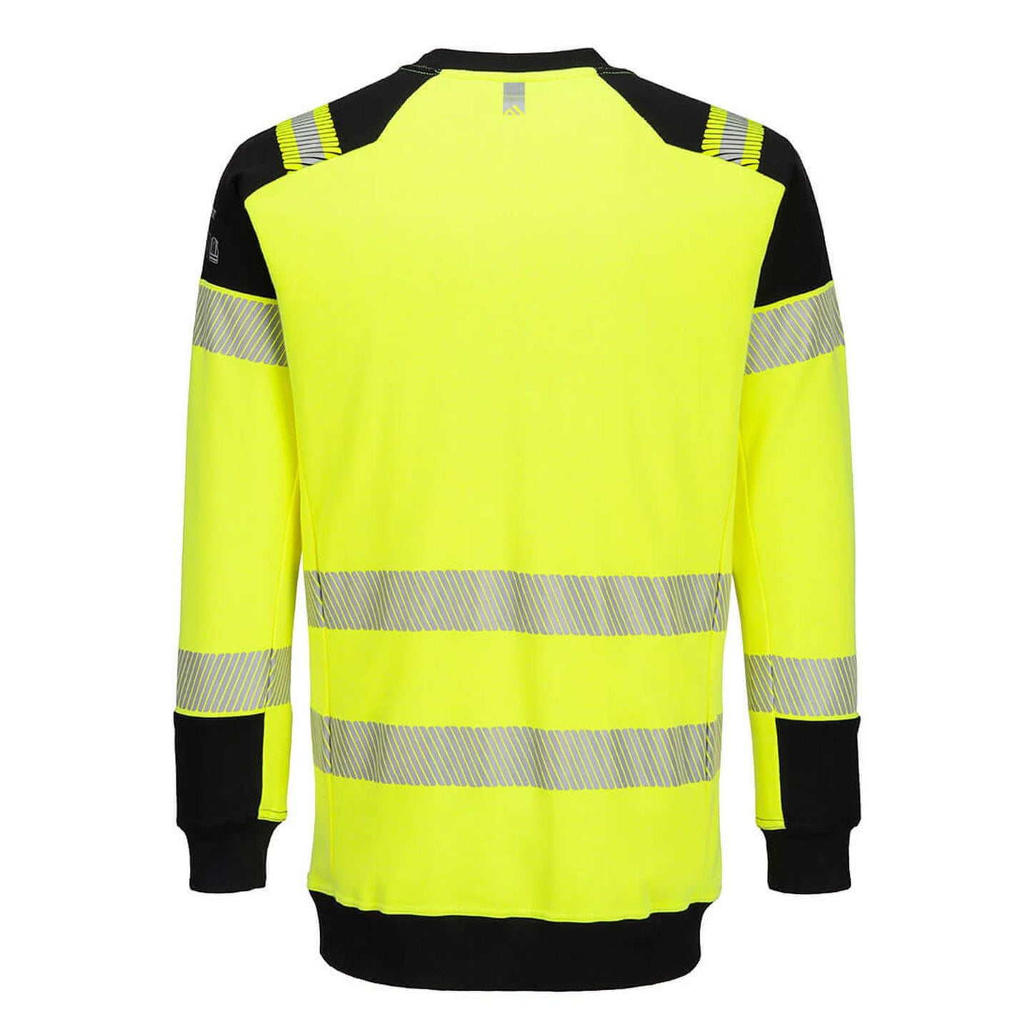 Portwest PW3 Vlamvertragend Multi-norm Sweatshirt FR707 Modaflame gebreid Hi-Vis FR geel-zwart(YB)