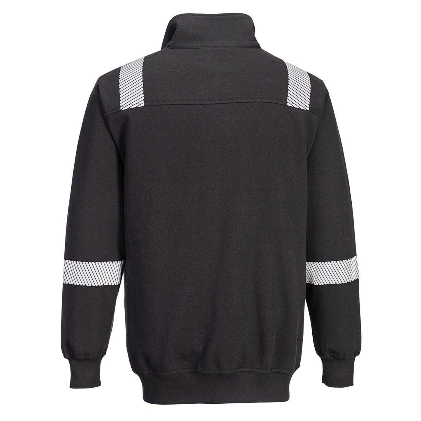 Portwest WX3 sweatshirt FR710 vlamvertragend HiVis zwart(BK)