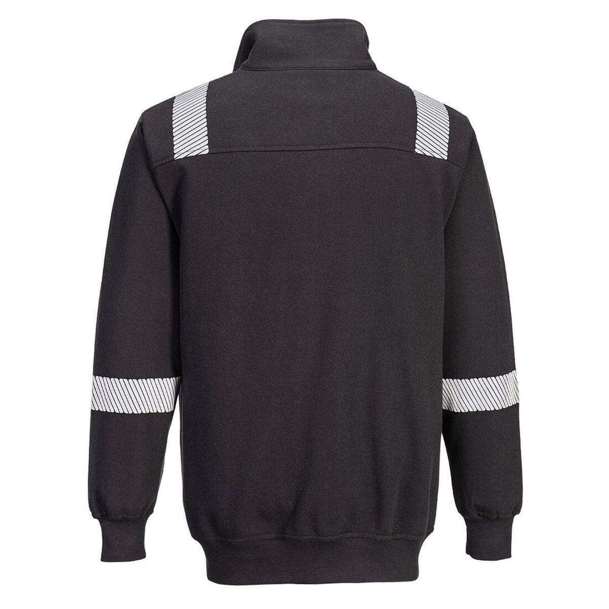 Portwest WX3 sweatshirt FR710 vlamvertragend HiVis zwart(BK)