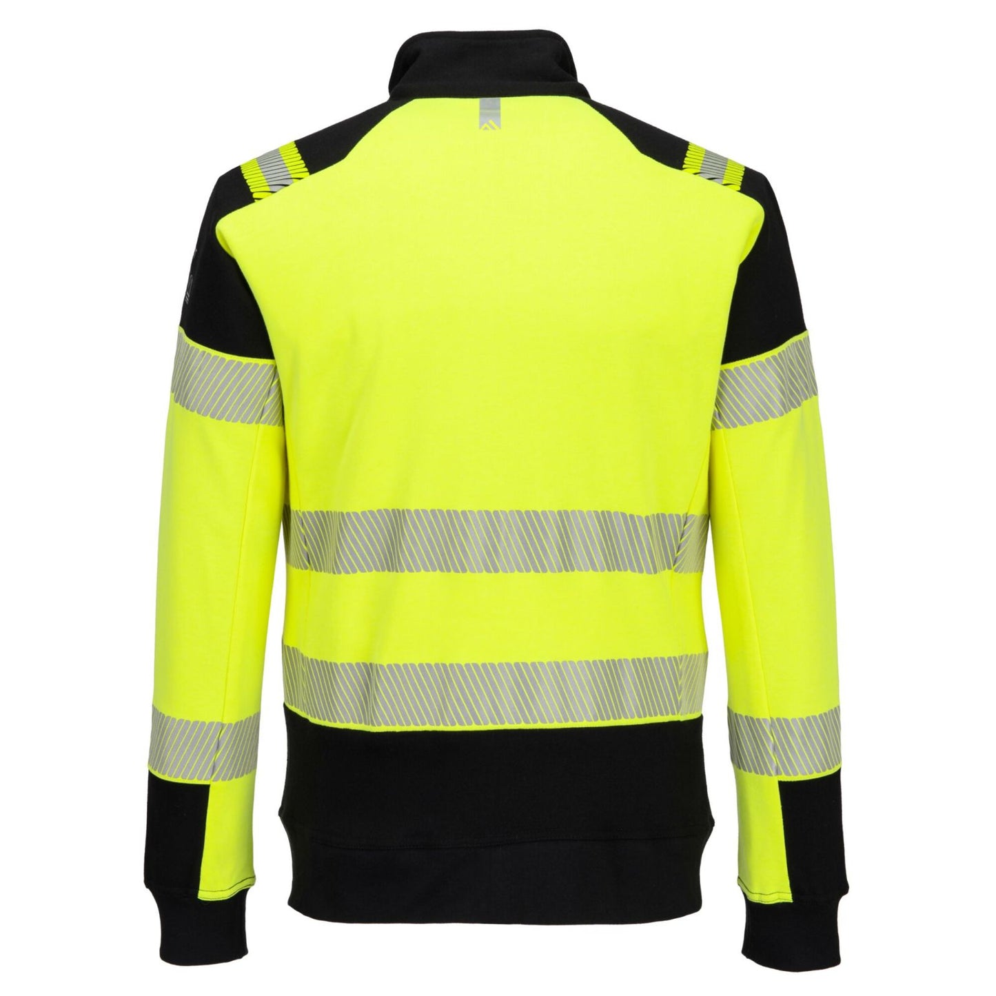 Portwest PW3 Vlamvertragend Multi-norm Sweatshirt FR717 Modaflame gebreid Hi-Vis FR rits geel-zwart(YB)
