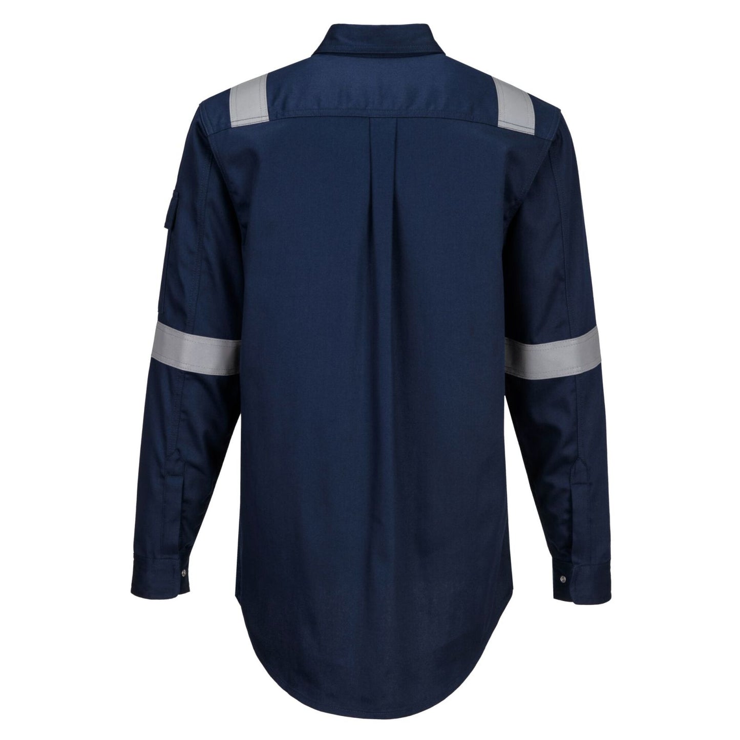 Portwest Bizflame Plus FR Overhemd FR720 lichtgewicht antistatisch reflectie vlamvertragend marineblauw(NA)
