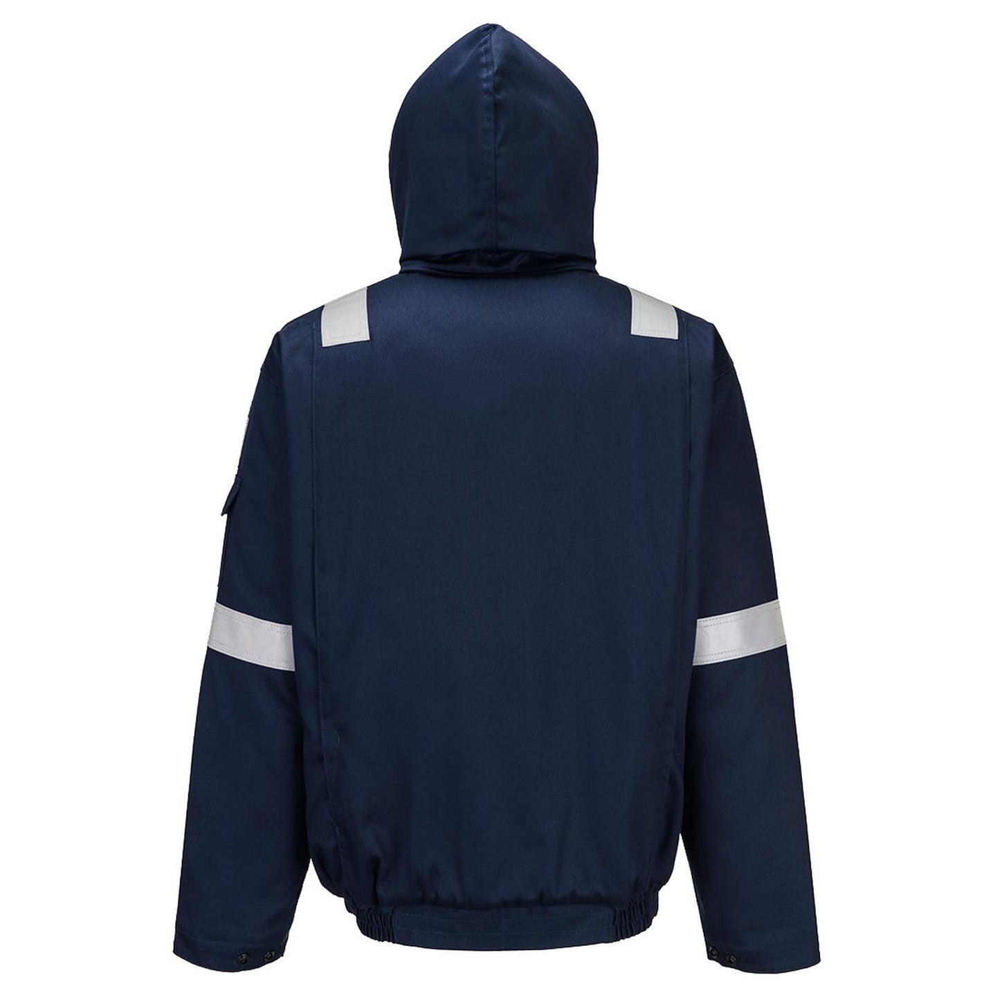Portwest Bizflame Work+ Vlamvertragend Multi-norm Bomberjack FR731 FR geïsoleerd donker marineblauw(NV)