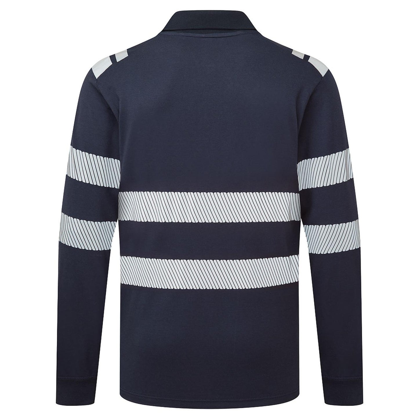 Portwest PW3 Vlamvertragend Multi-norm Poloshirt FR733 Modaflame lange mouw donker marineblauw(NV)
