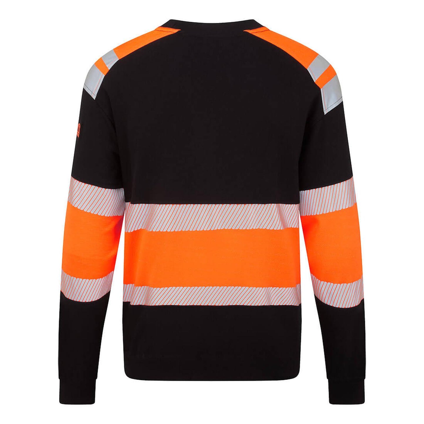 Portwest PW3 Vlamvertragend Multi-norm Sweatshirt FR737 Modaflame Hi-Vis klasse 1 FR oranje-zwart(OB)