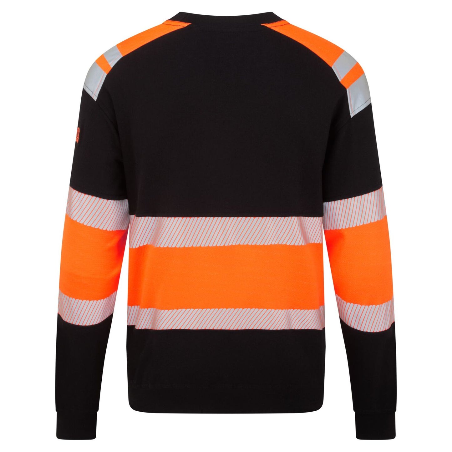 Portwest PW3 Vlamvertragend Multi-norm Sweatshirt FR737 Modaflame Hi-Vis klasse 1 FR oranje-zwart(OB)