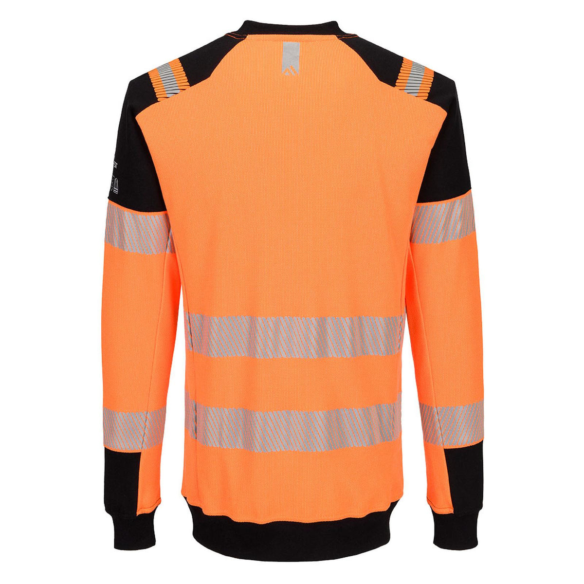 Portwest PW3 Nieuwe uitbreiding Vlamvertragend Multi-norm PW3 Modaflame gebreid Hi-Vis FR Sweatshirt FR755 oranje-zwart(OB)