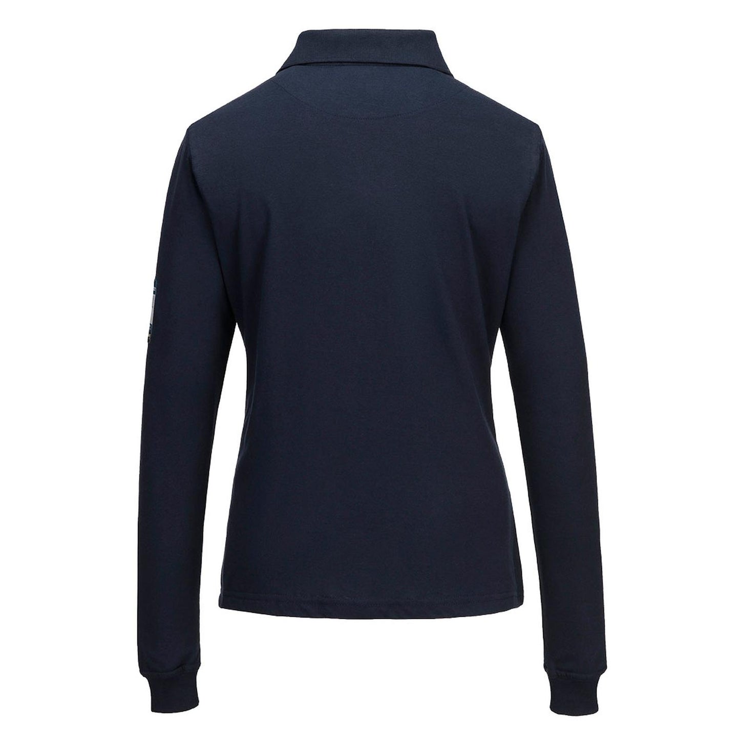 Portwest Modaflame Poloshirt FR758 vlamvertragend dames lange mouw donker marineblauw(NV)