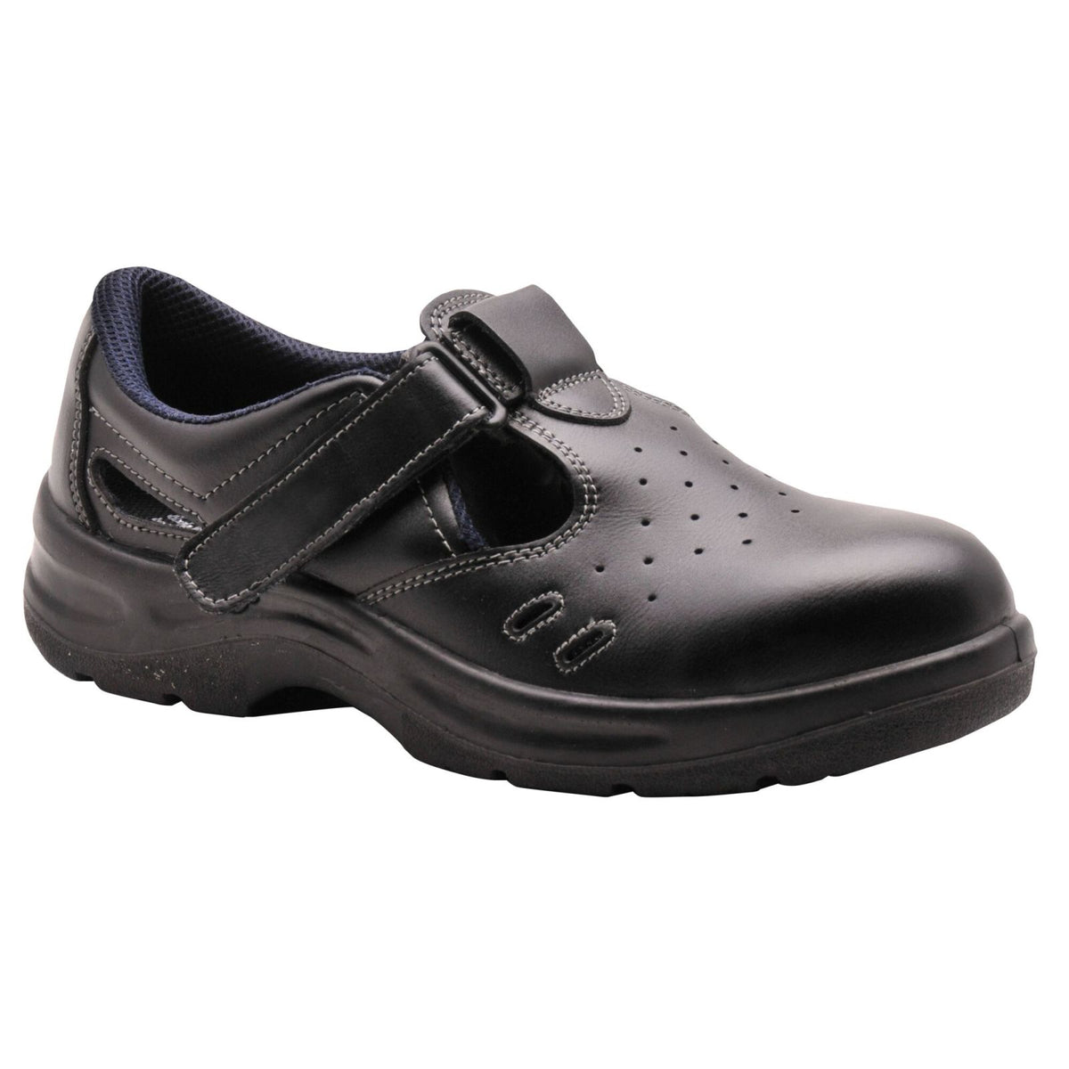 Portwest Steelite Work Voetbescherming Veiligheidssandaal FW01 S1 zwart(BK)
