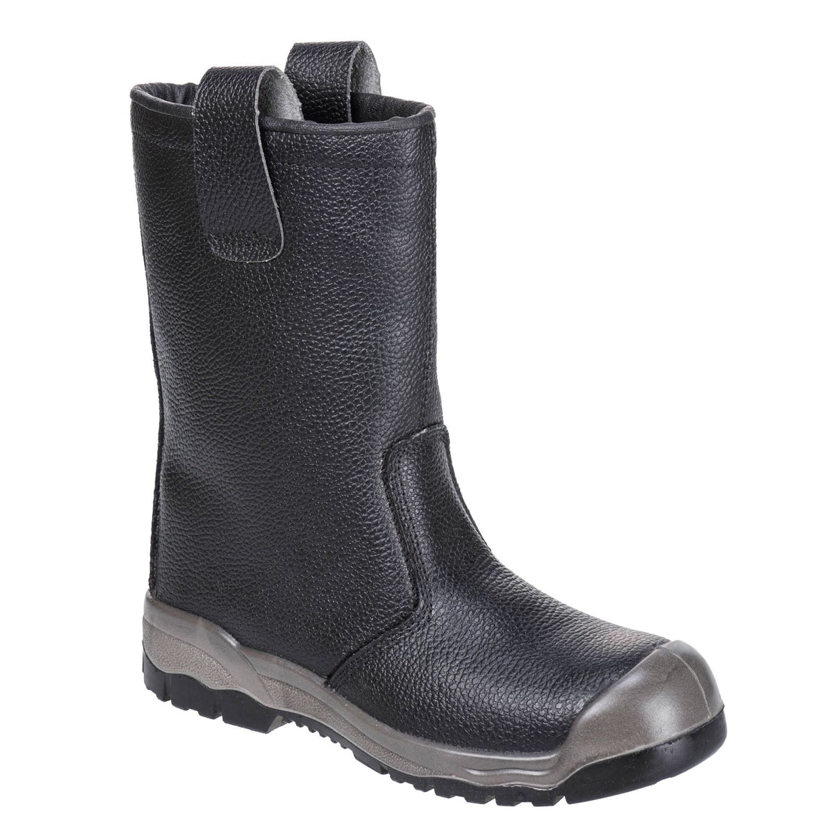 Portwest Steelite Work Voetbescherming Rijlaars FW13 Staal Action leder S1P SR bruin(BK)