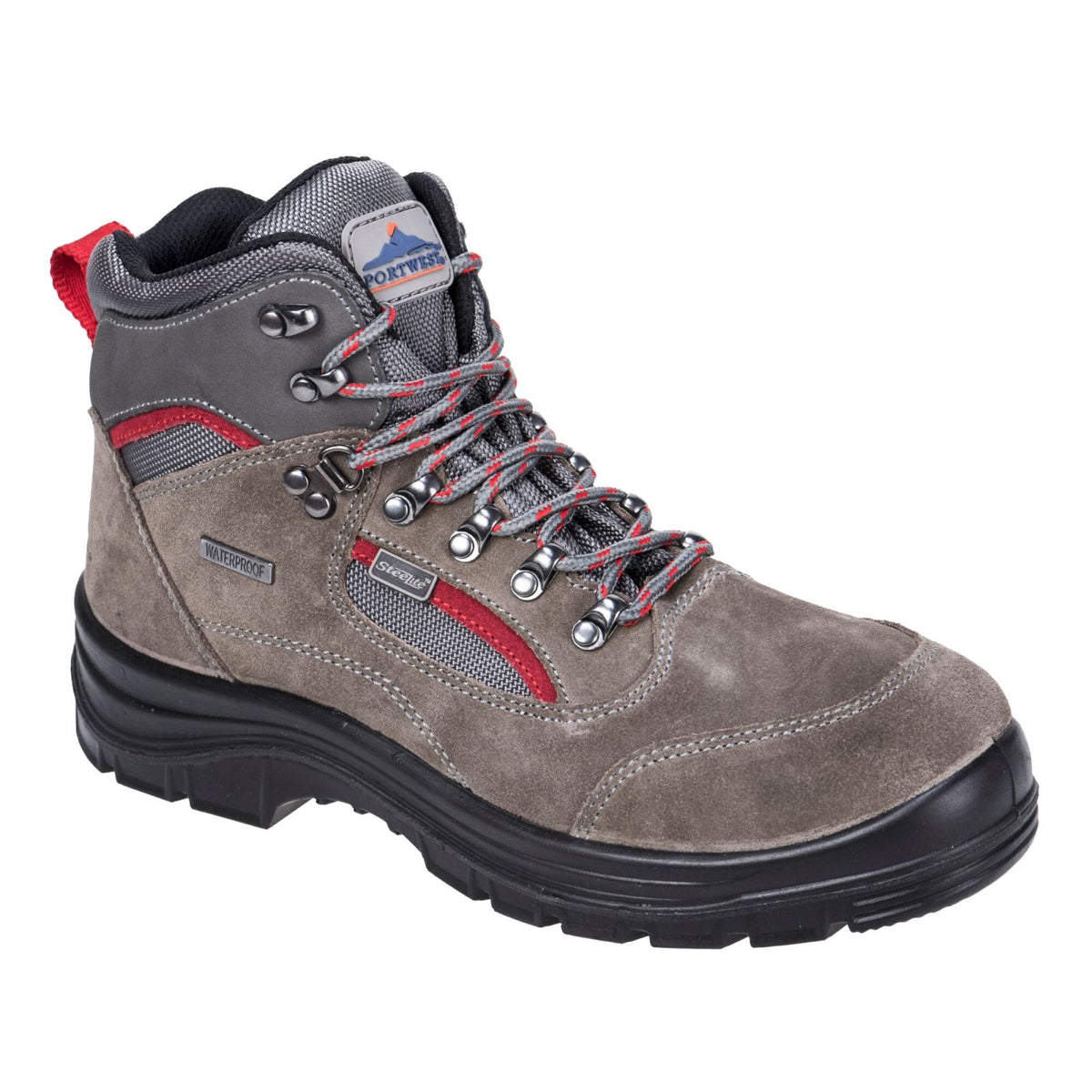 Portwest Steelite Aqua Voetbescherming Wandelschoen FW66 All Weather Hoog Model S3 WR grijs(GR)