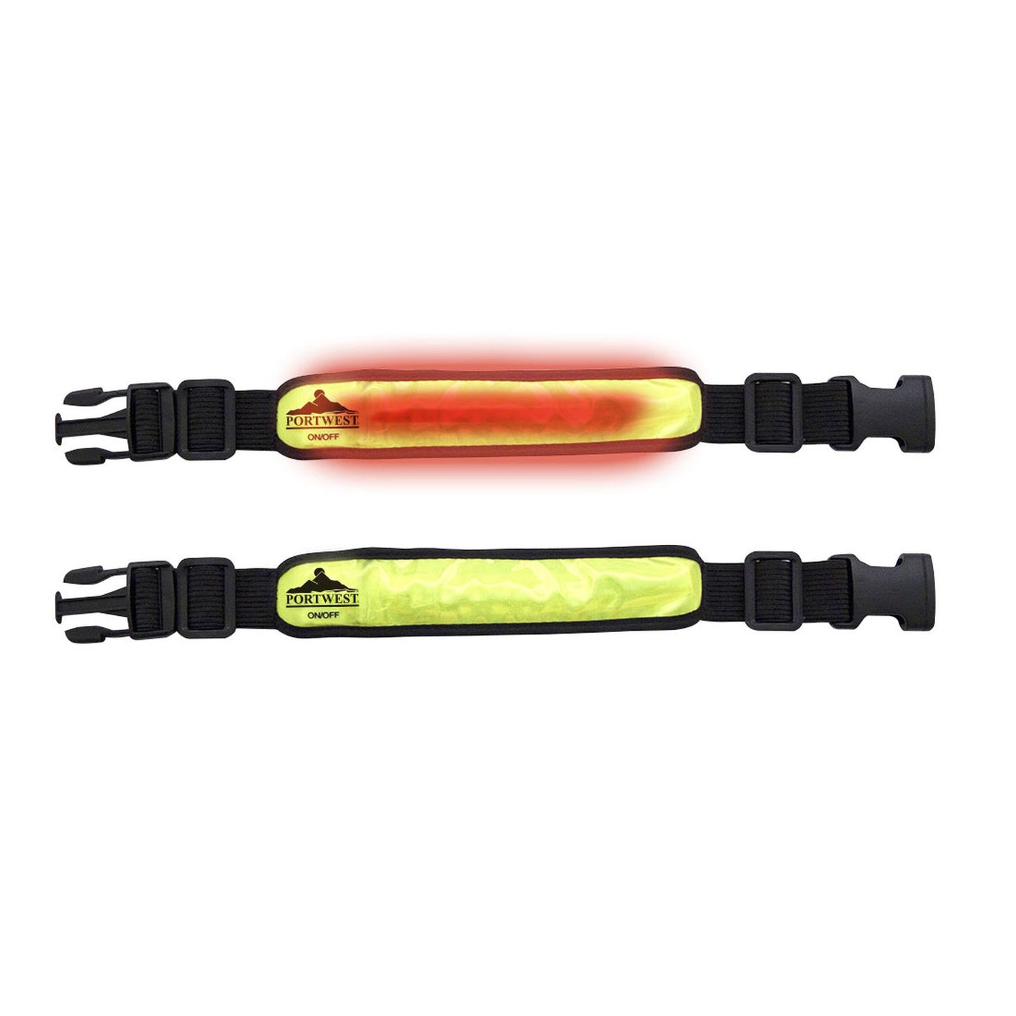 Portwest Knipperlicht Armband HV05 geel(YE)