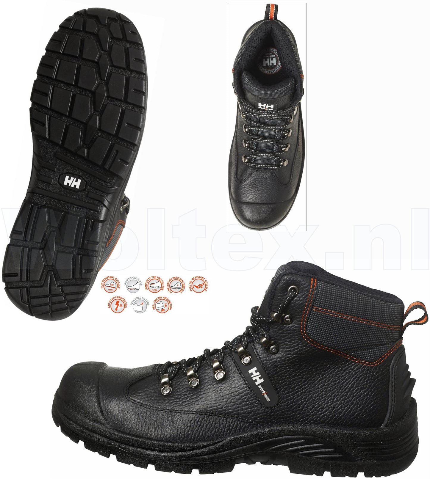 Helly Hansen Schoenen 78256 Aker Metaalvrij zwart(990)