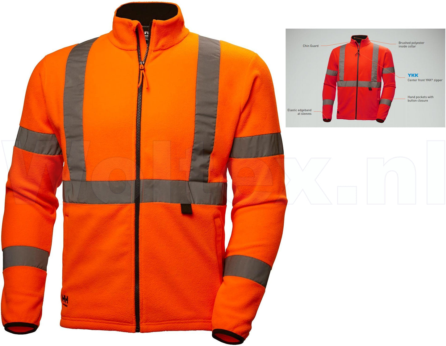 Helly Hansen Vesten Addvis 72171 HiVis fluo-oranje(260)