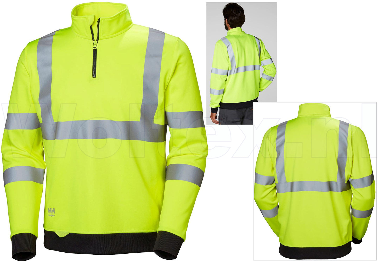 Helly Hansen Polosweaters Addvis 79096 HiVis fluo-geel(360)