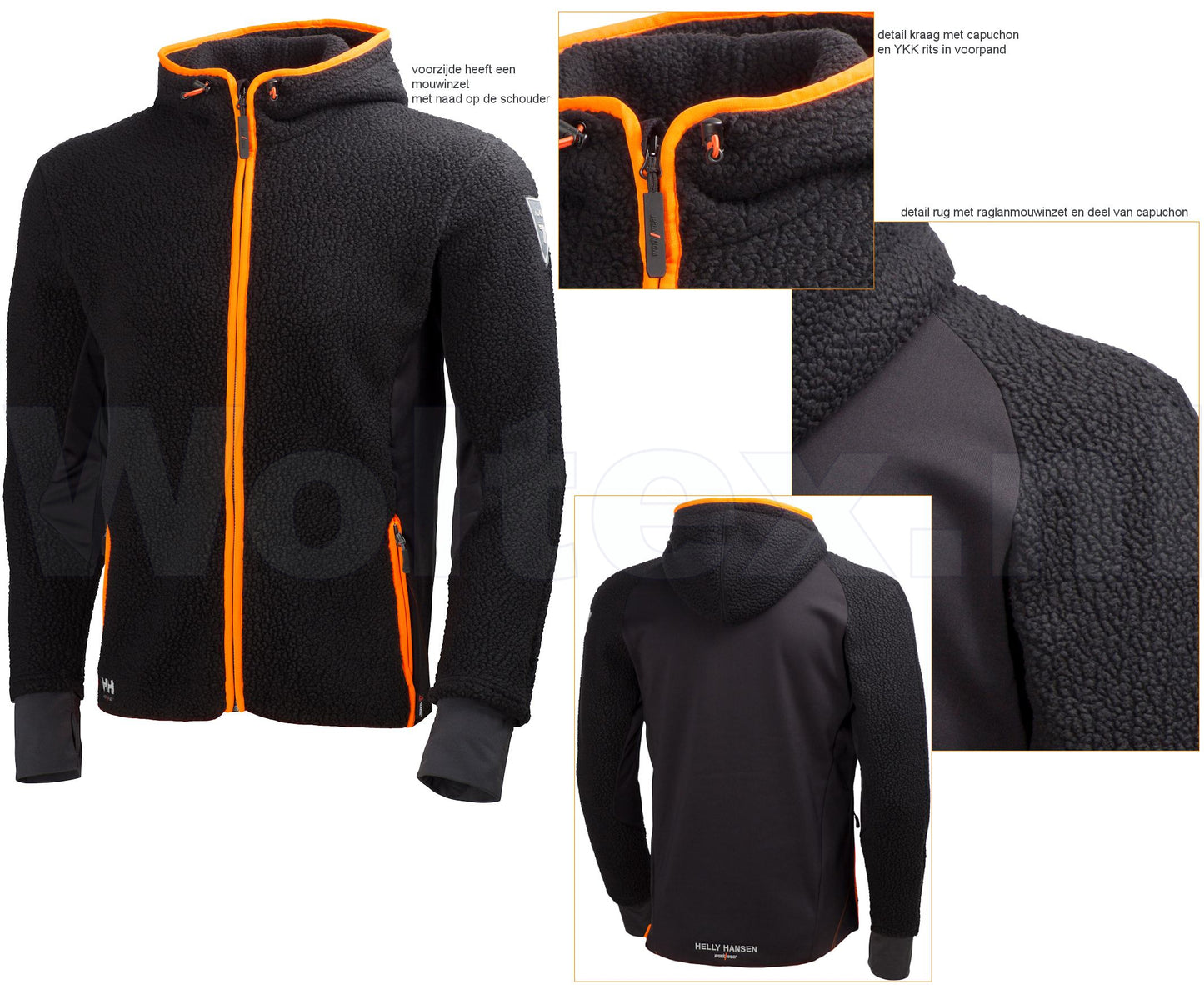 Helly Hansen Vesten Mjolnir 72269 zwart(990)