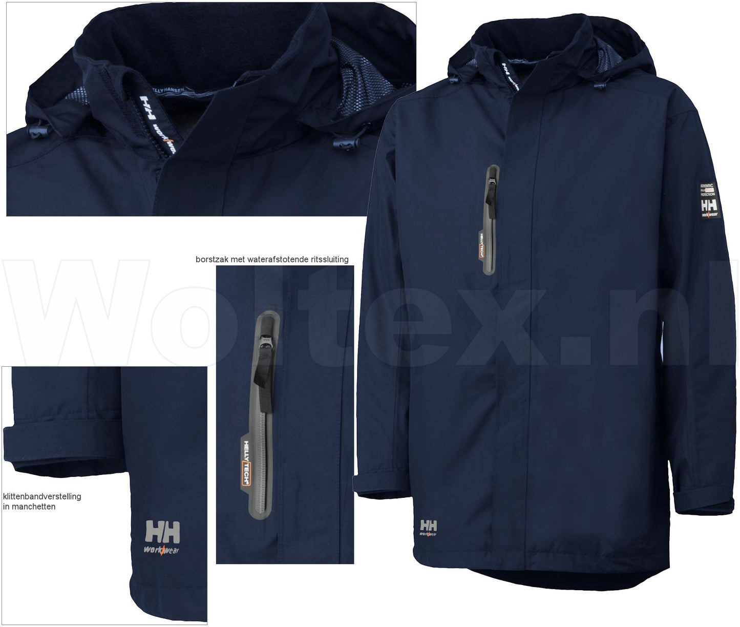 Helly Hansen Jassen Haag 71045 Inrits-systeem donkerblauw(590)