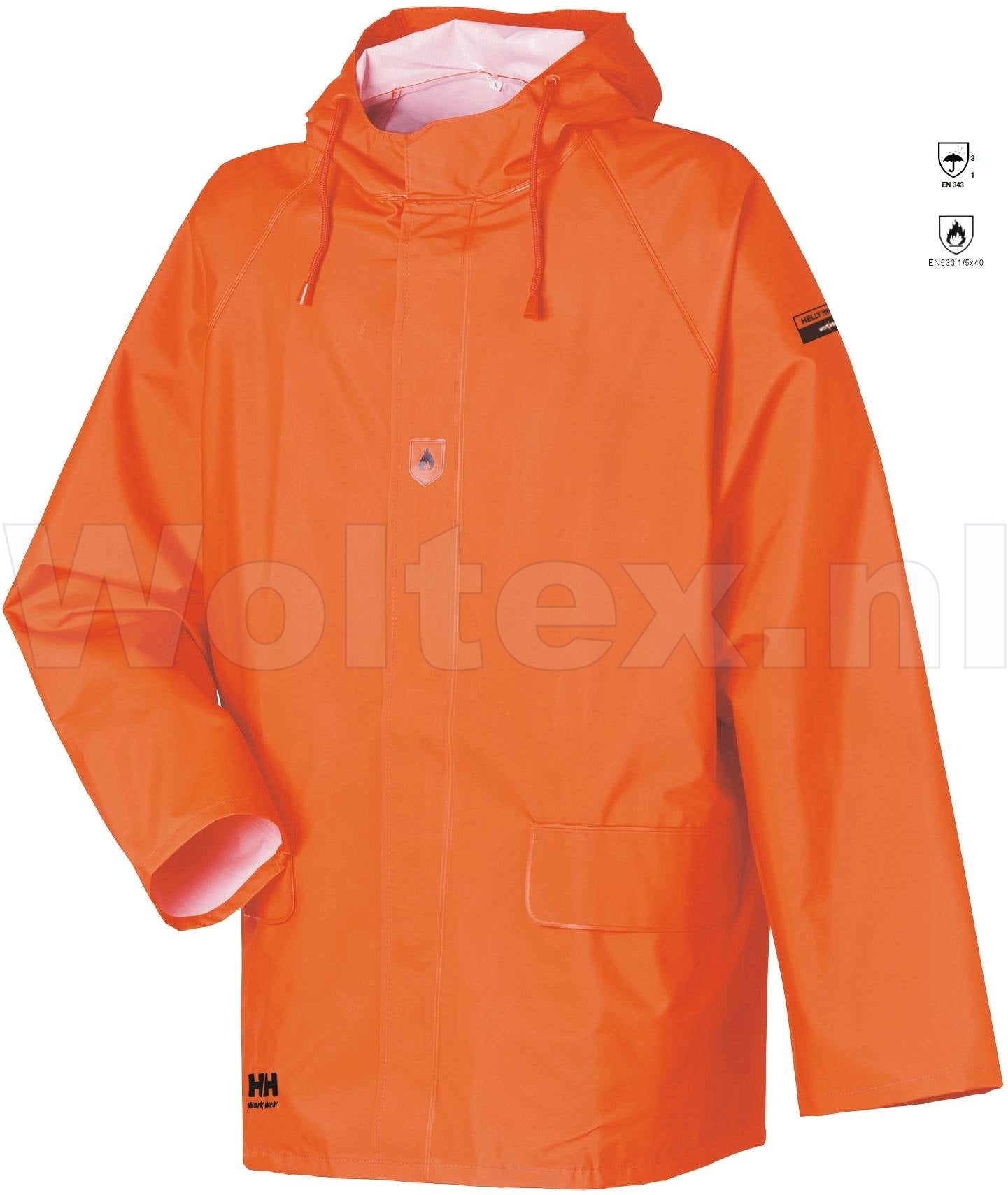 Helly Hansen Jassen Horten Vlamvertragend Oliebestendig fluo-oranje(200)