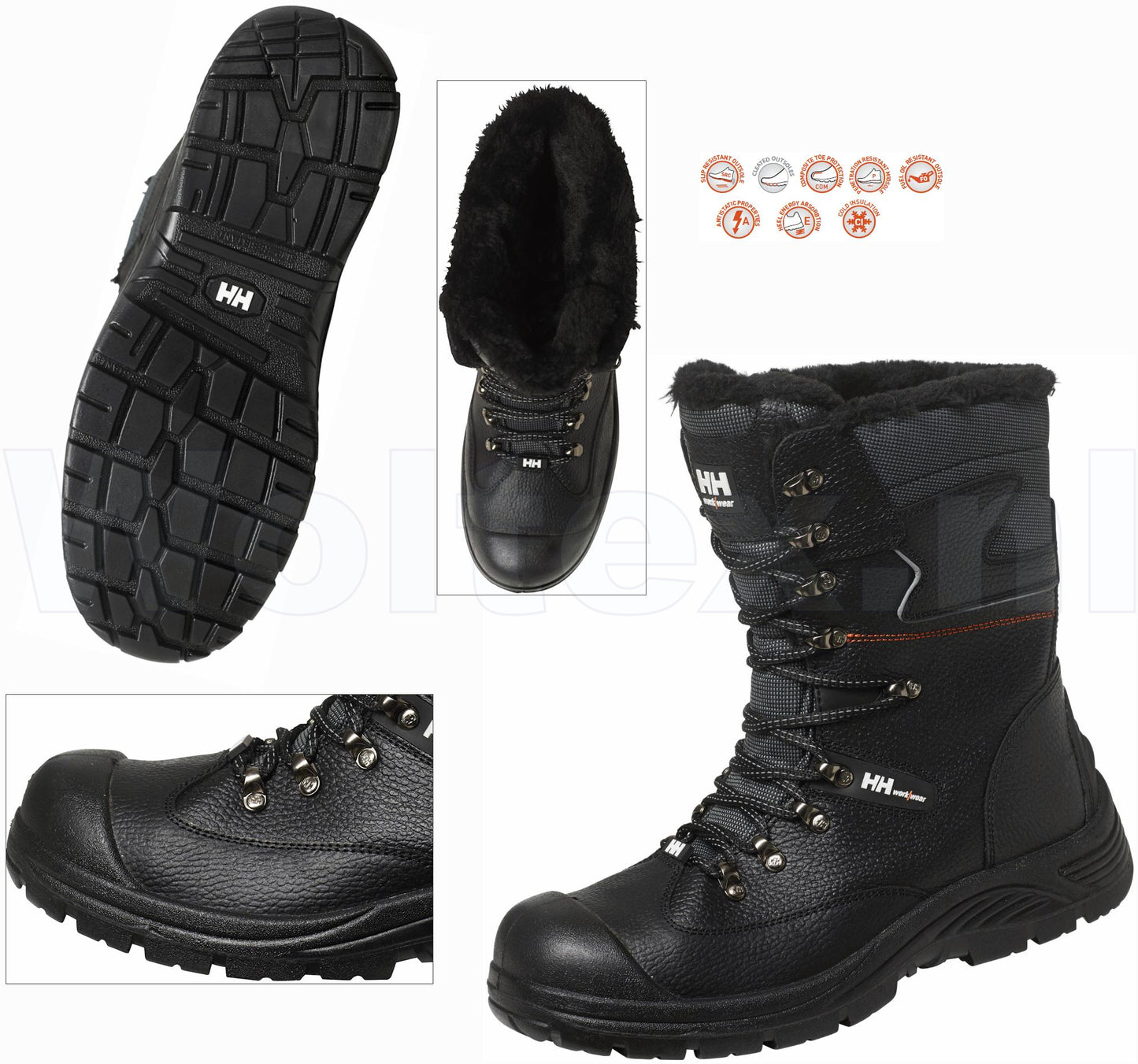 Helly Hansen Laarzen 78313 Aker Metaalvrij zwart(990)