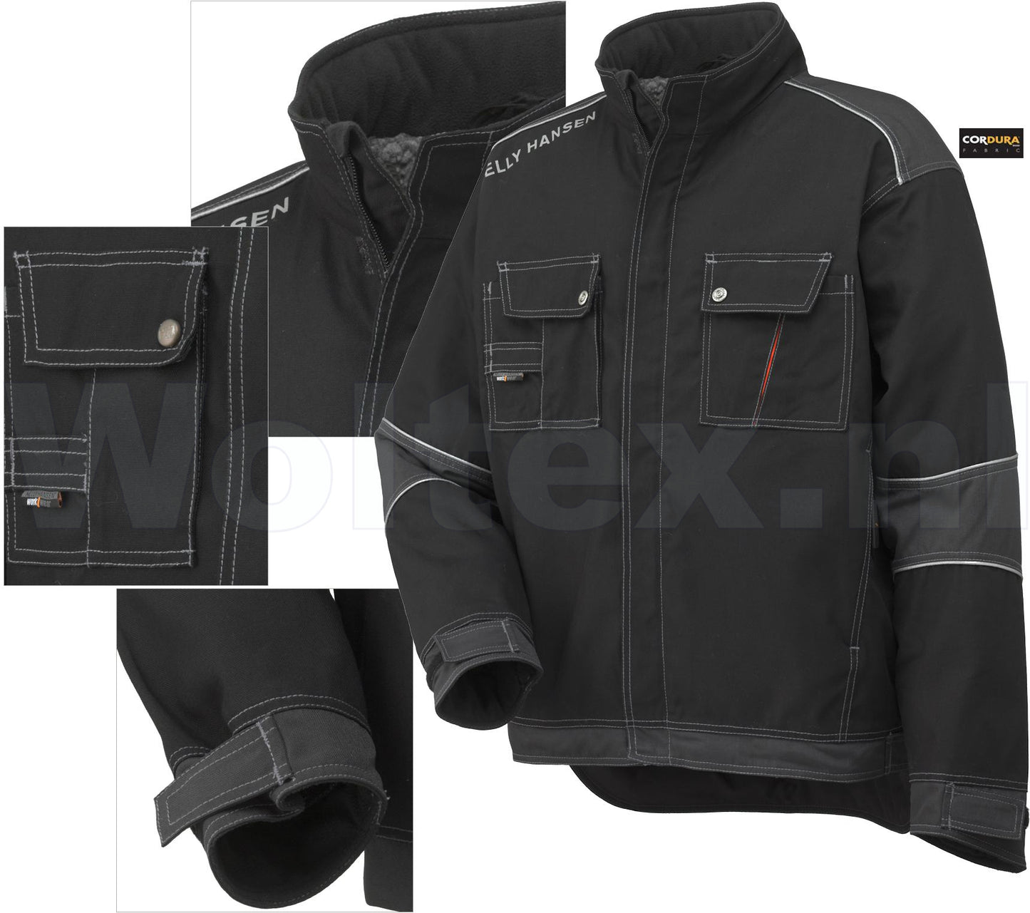 Helly Hansen Jassen Chelsea 76041 zwart-antracietgrijs(999)