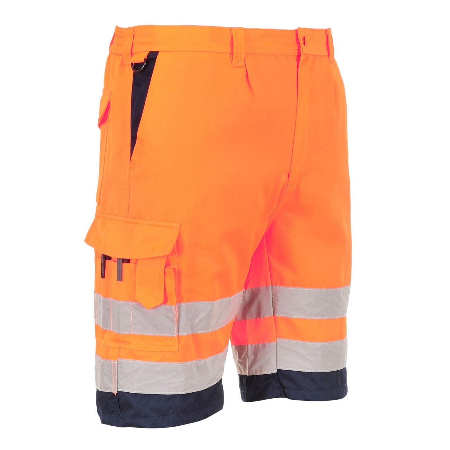 Portwest Korte Broeken L043 oranje-marineblauw(ON)