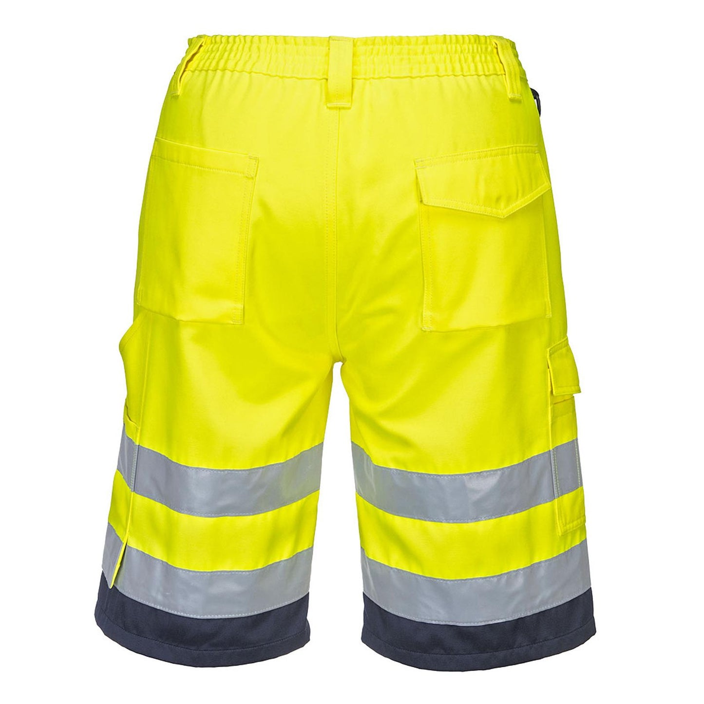 Portwest Korte Broeken L043 geel-marineblauw(YN)