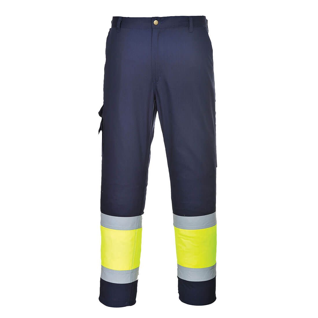 Portwest Broeken L049 geel-marineblauw(YN)