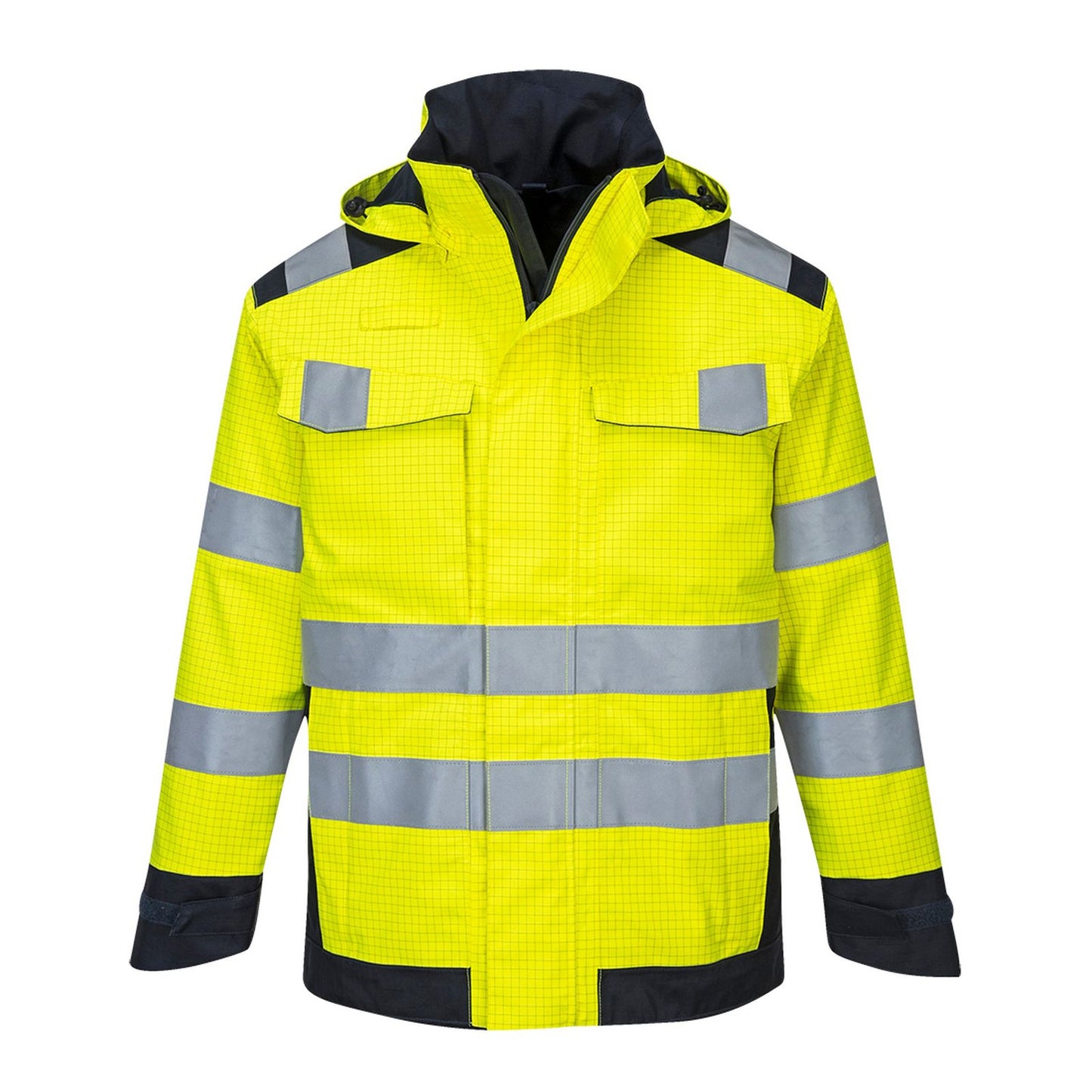 Portwest Jassen MV70 Multinorm ARC bescherming geel-marineblauw(YN)