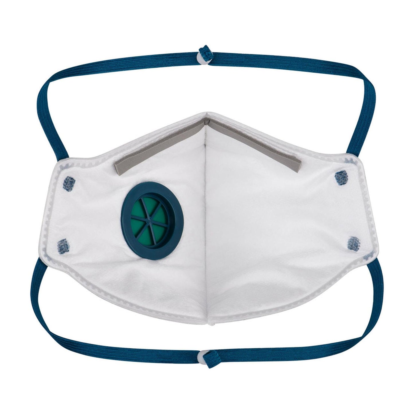 Portwest Disposable Masker FFP2 Mondmasker P210 FFP2 platgevouwen Dolomite P2V (3-pack) wit(WH)