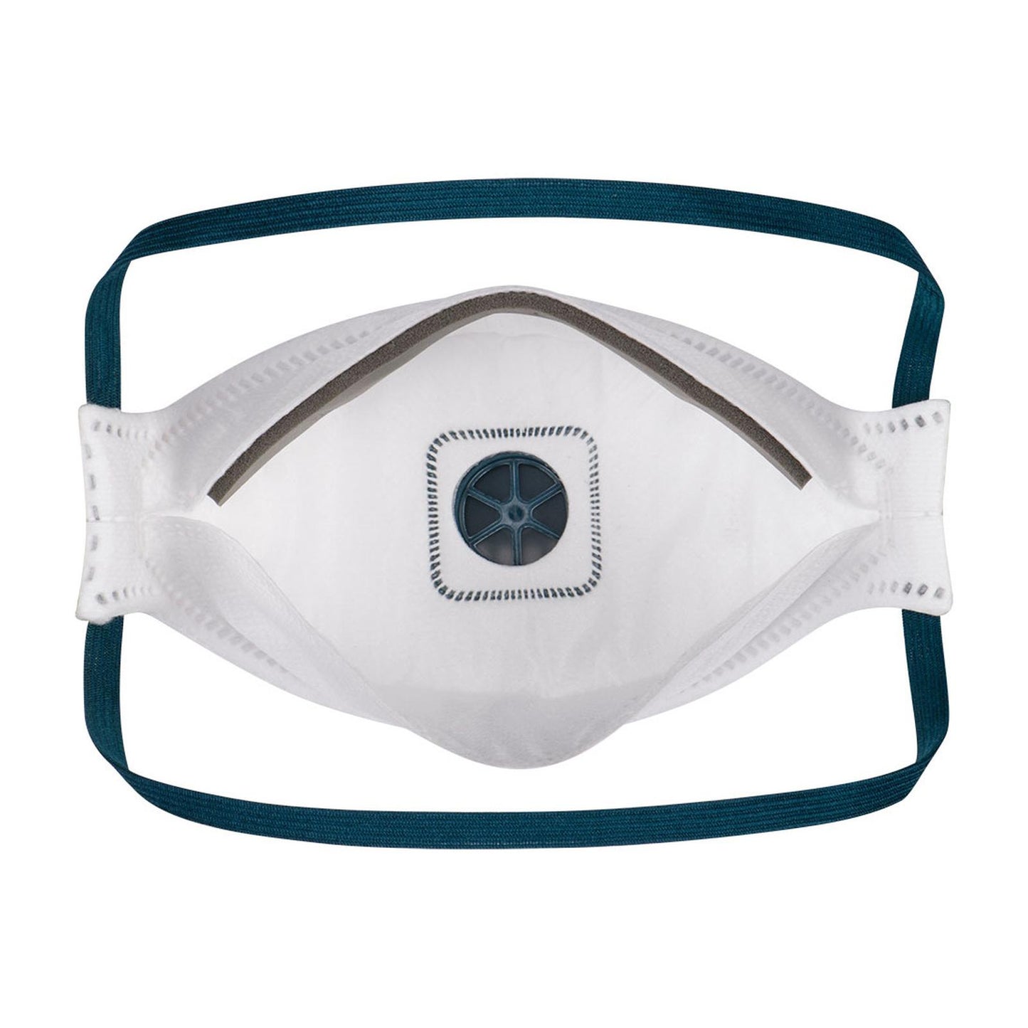 Portwest FFP2 Disposable Maskers Mondmasker P261 Trifold FFP2 dolomite gevouwen (Pk 10) wit(WH)