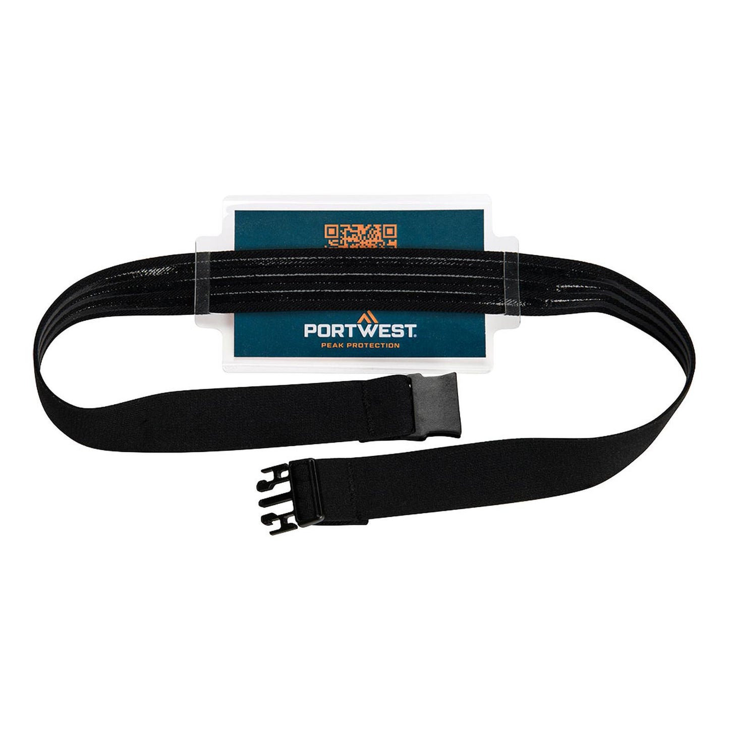 Portwest Hoofdbescherming PBM's Badgehouder PA40 Universeel Helm zwart(BK)