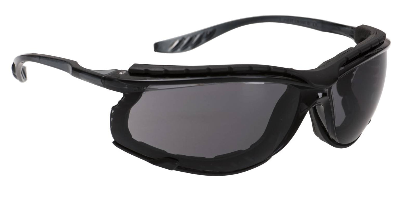 Portwest PBM's Oogbescherming Veiligheidsbril PS14 Lite Plus Safety rookgrijs(SK)