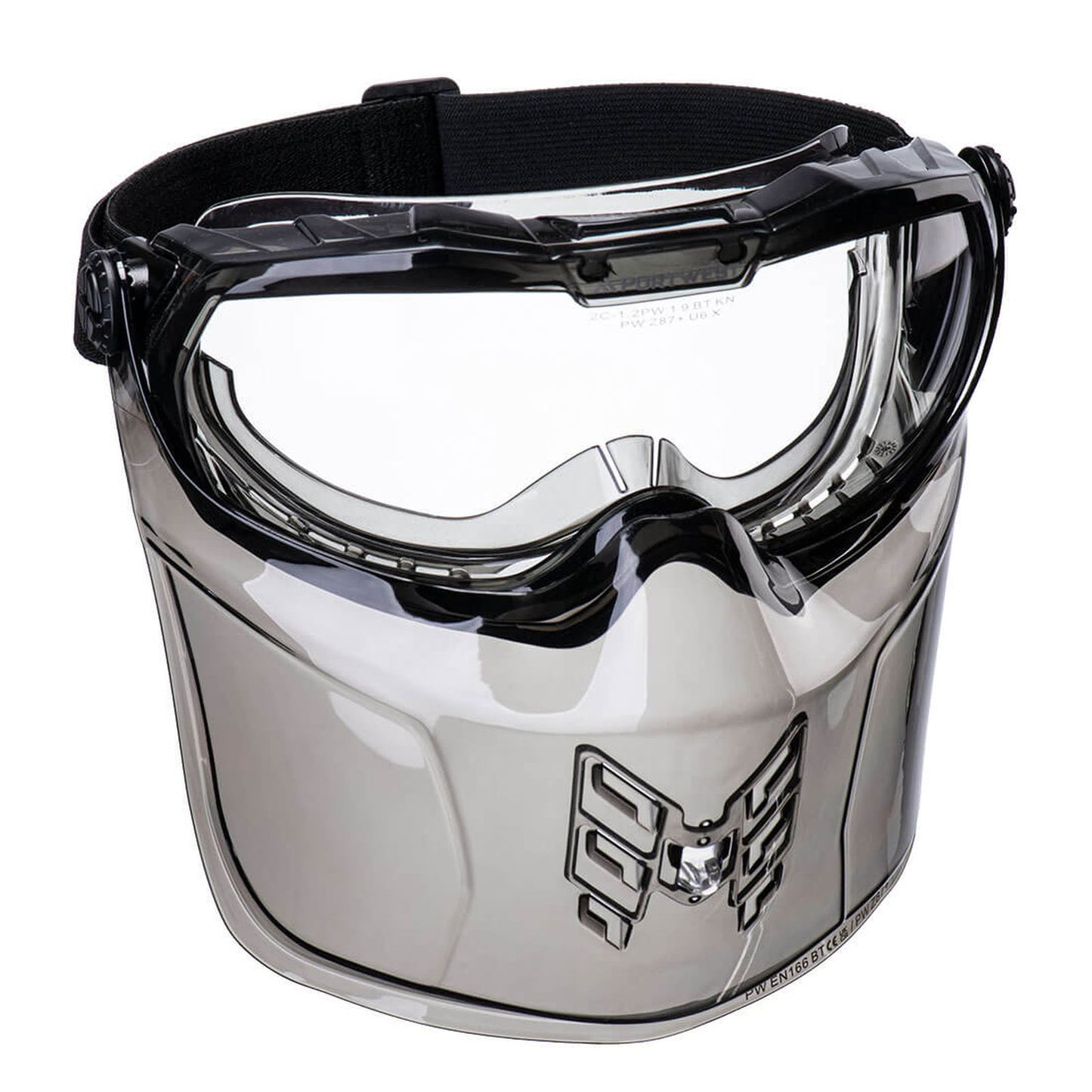 Portwest PBMs Oogbescherming Veiligheidsbril PS22 Ultraveilig kinbescherming gezichtsbescherming blank(CL)