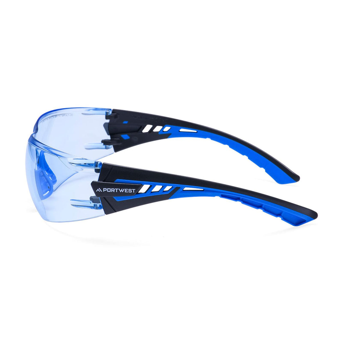 Portwest PBM's Oogbescherming Veiligheidsbril PS27 Tech Look Lite KN blauw(BL)