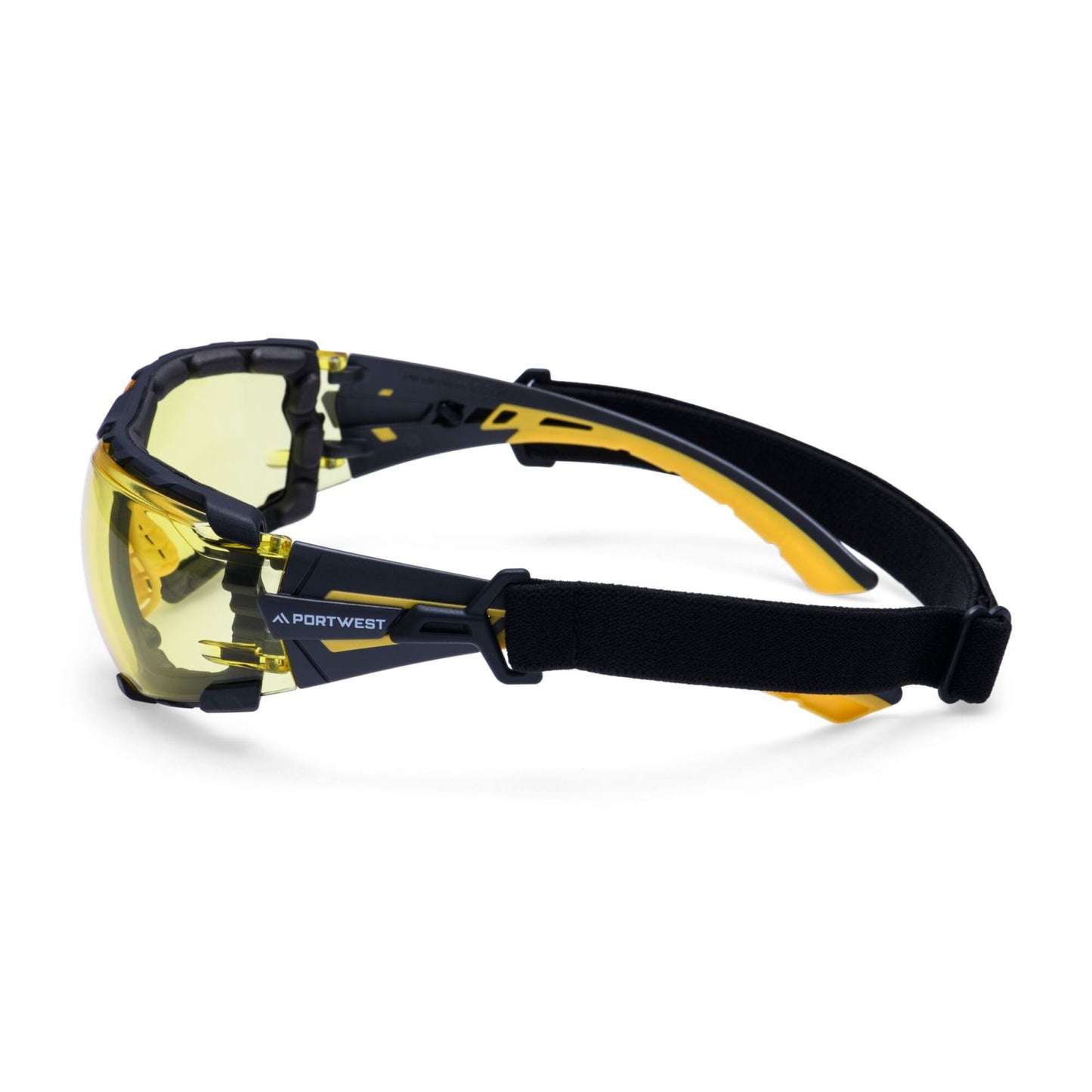 Portwest Oogbescherming PBMs Veiligheidsbril PS28 Tech Look Lite KN ambergeel(AM)