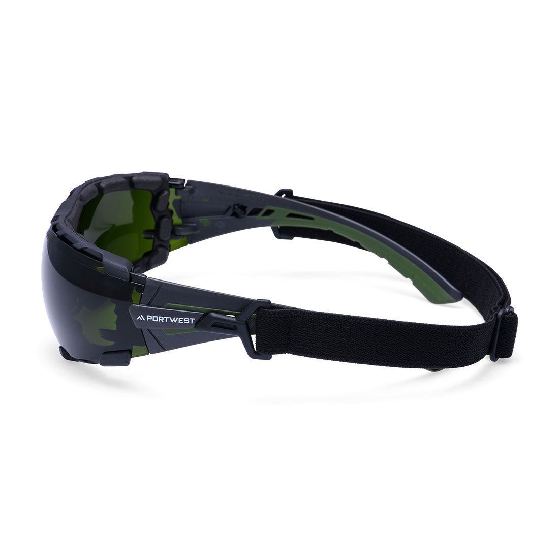 Portwest Oogbescherming PBM's Veiligheidsbril PS28 Tech Look Lite KN flessengroen(BG)