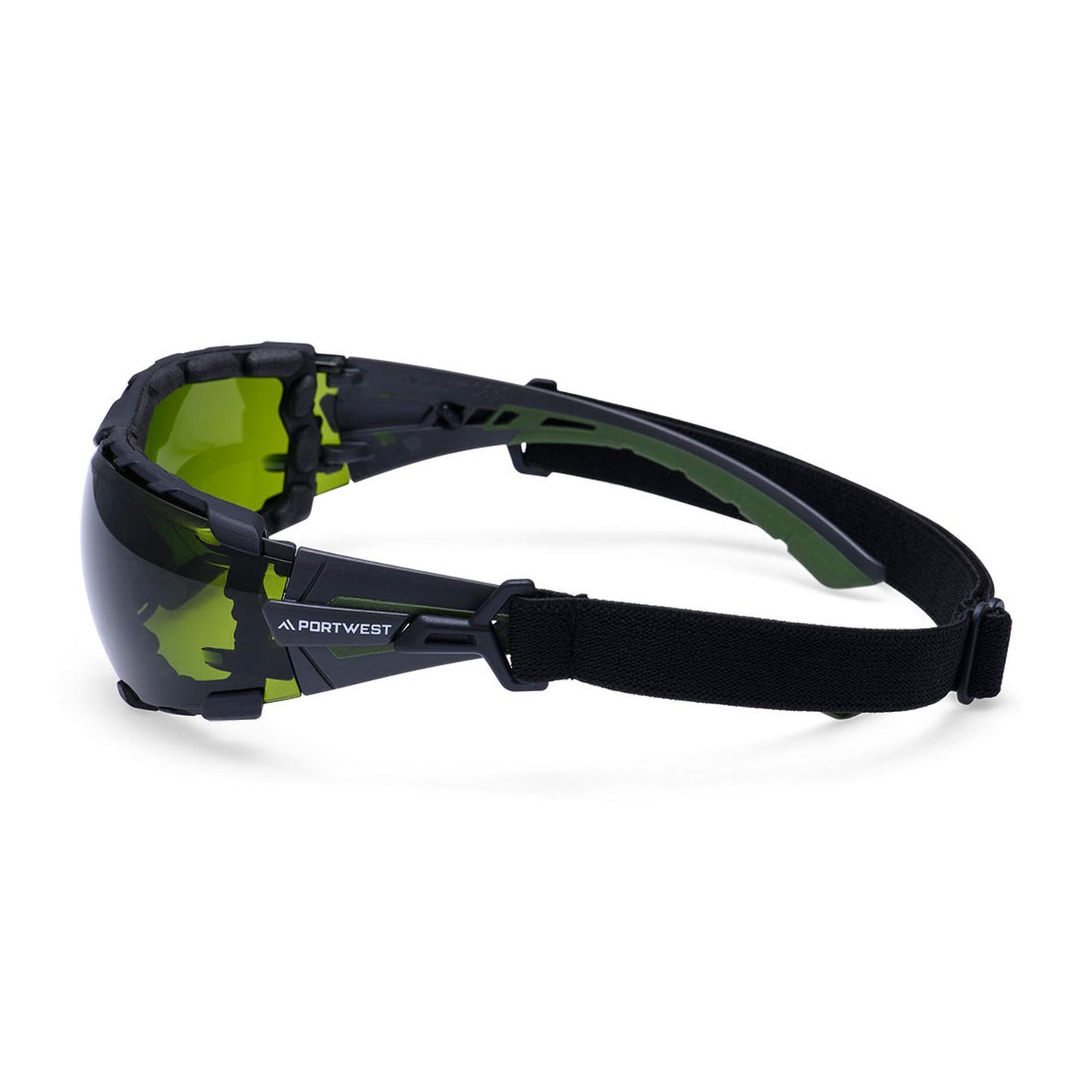 Portwest Oogbescherming PBM's Veiligheidsbril PS28 Tech Look Lite KN groen(GN)