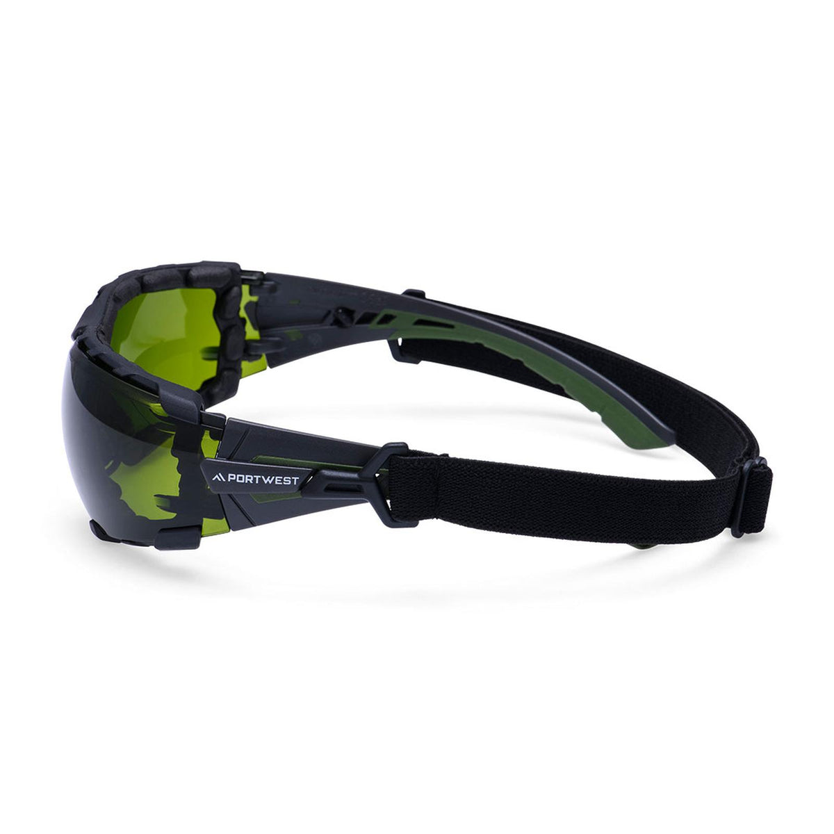 Portwest Oogbescherming PBM's Veiligheidsbril PS28 Tech Look Lite KN groen(GN)