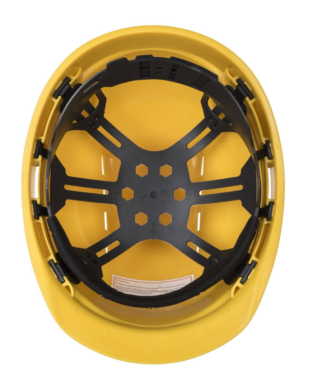 Portwest Hoofdbescherming PBM's Veiligheidshelm PS50 Arrow geel(YE)