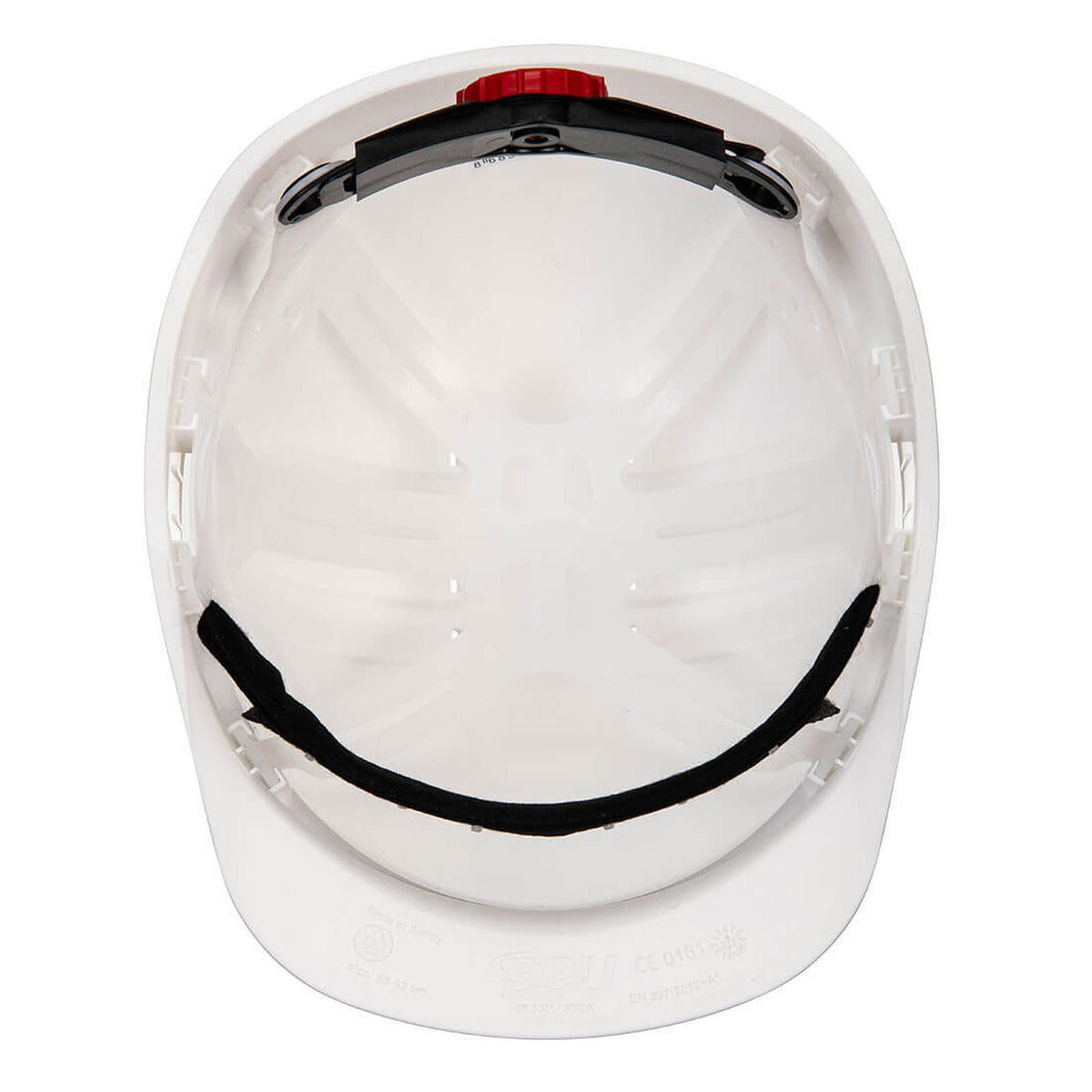 Portwest PBMs Hoofdbescherming Veiligheidshelm PS62 Expertline draaiknop wit(WH)