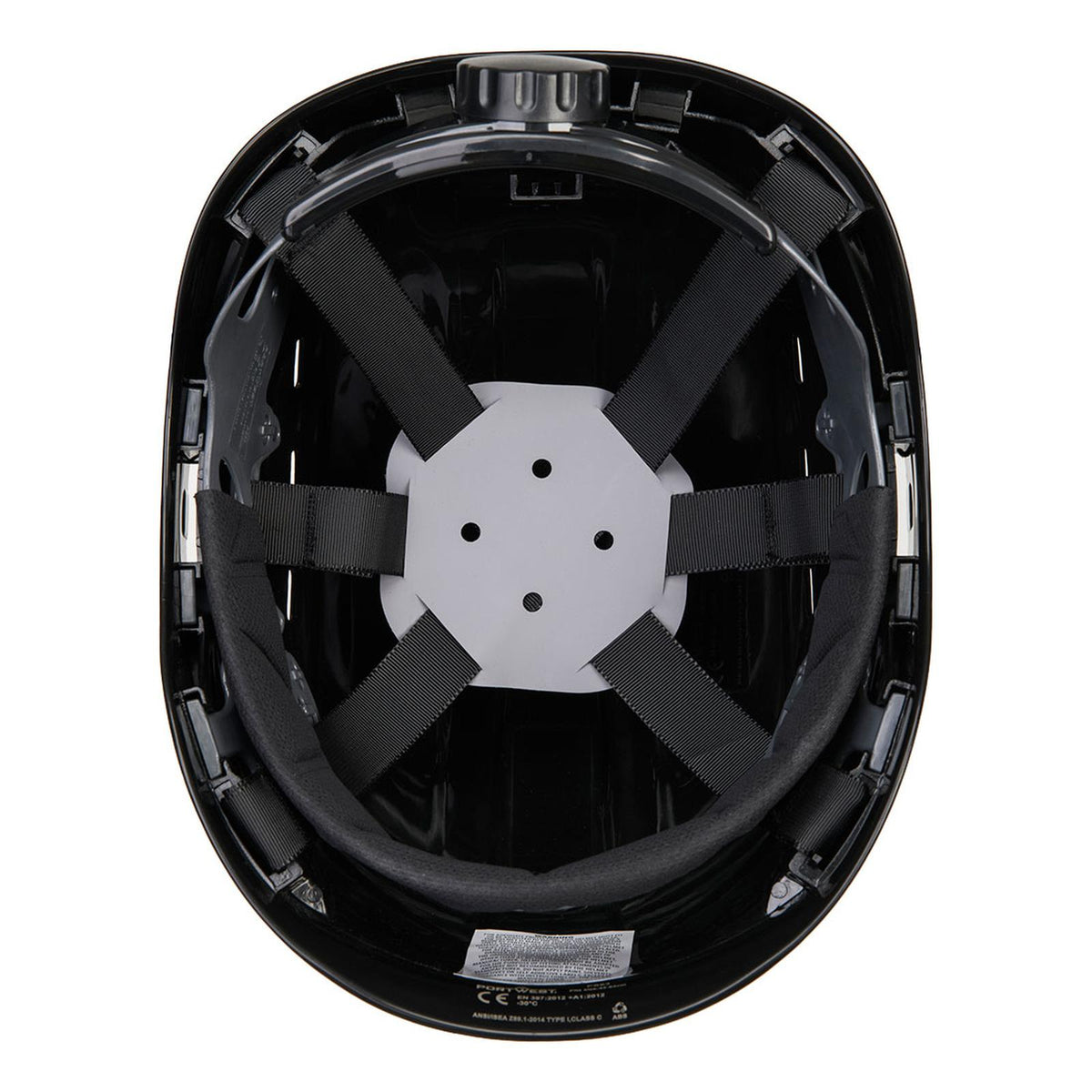 Portwest Hoofdbescherming Hoofdbescherming Helm PS63 Hoogte Endurance ventilatie zwart(BK)